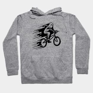 Halloween Ghost BMX rider Hoodie